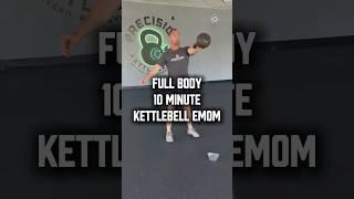 10-Minute Full Body Kettlebell EMOM | One Kettlebell Workout for Strength & Power