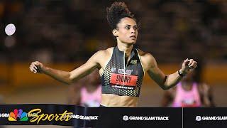 GOAT Sydney McLaughlin-Levrone storms into 2025 with decisive win at Grand Slam Track | NBC Sports