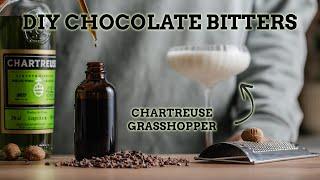 DIY Chocolate Bitters - Decadent Chartreuse Cocktail