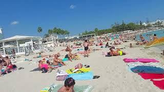 Cyprus. Ayia-Napa. Beach walk. Nissi Beach.