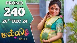 Malli promo|| கர்ப்பமான மல்லி|Malli serial today promo episode Serialactress | மல்லி விஜய்