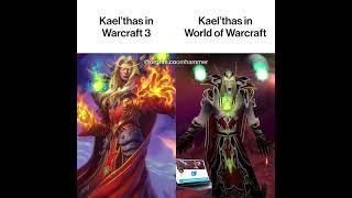 Kael'thas in Warcraft 3 Vs. In WoW