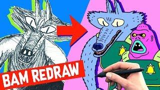 The secrets of drawing ADULT SWIM CHARACTERS