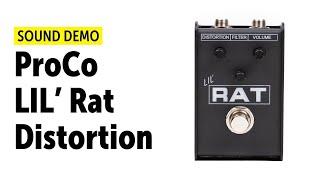 ProCo Lil' Rat - Sound Demo incl. comparison to original Rat (no talking)