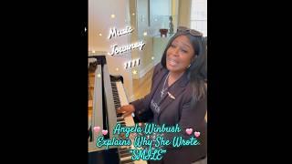 Angela Winbush explains Why She Wrote“SMILE” LIVE