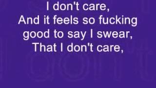 Cheryl Fernandez-Versini - I Don't Care (Lyrics on Screen)