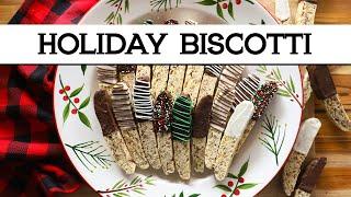 Simple AND Delicious Biscotti Recipe | holiday biscotti cookies