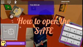 Break In:How to Open the Safe Code