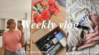 Weekly vlog: Haul Vente VIB Sephora, Éclipse & Try-on du printemps H&M 