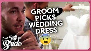 Groom Kain tries to find a wedding Dress for his Gangster Themed Wedding! | Don't Tell The Bride 