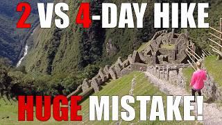 2 Day Inca Trail Hike to Machu Picchu. Tips and Fun Vlog.