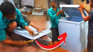 How to convert metal sheet into Trunk Box with Millennium Skills | Making trunk box with metal sheet