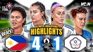 Philippines vs Chinese Taipei Highlights | AFC Women's Olympic Qualifiers