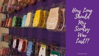 How Long Should My Scentsy Wax Last??