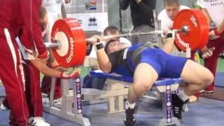 Hafiz Verdiyev bench press 235kg, WPC worlds 2011, Riga, Latvia.