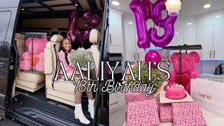 AALIYAH’S 13TH BIRTHDAY VLOG 