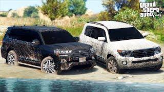 РЕАЛЬНАЯ ЖИЗНЬ В GTA 5 - ПРОВЕРКА СТАРОГО TOYOTA LAND CRUISER 200 И НОВОГО НА ПРОХОДИМОСТЬ! ВОТЕР