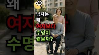 남자가 여자보다 수명이 짧은 이유