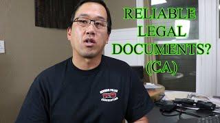 Getting Reliable CA Legal Documents - The Law Offices of Andy I. Chen