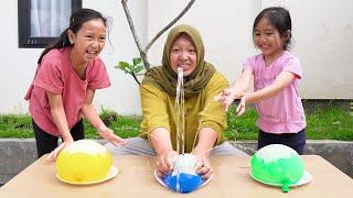 MAKE A FOUNTAIN WITH BALLOONS - Learn Colors With Balloons