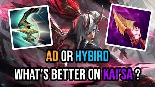 When do u build HYBRID or AD on KAI'SA | Kai'sa Gameplay 14.14