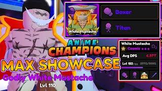 MAXING *GODLY* WHITE BEARD | THE BEST FULL WARRIOR UNIT BUILD SHOWCASE In Anime Champions