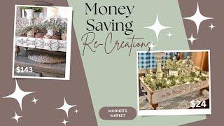 Money Saving DIYs - High End Re-Creations for pennies on the dollar!