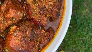 HOW TO MAKE STEW CHICKEN | BROWN STEW CHICKEN | HOW TO BURN SUGAR FOR BROWN STEW|| FRUGALLYT