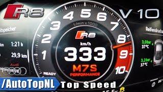 AUDI R8 V10 PLUS ACCELERATION & TOP SPEED 0-333km/h LAUNCH CONTROL by AutoTopNL