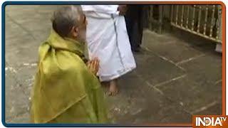 BJP leader Ashwini Kumar Choubey offers prayer at Tirupati Balaji temple