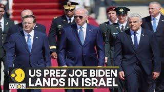 Biden's West Asia Trip: US president Joe Biden lands in Israel on first Middle East tour | WION News