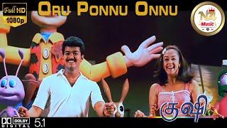 Oru Ponnu Onnu 1080P HD Video 5.1 High Quality Audio  Kushi Tamil Movie Vijay Jyothika D