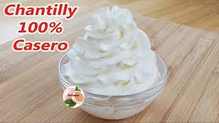 CHANTILLY %100 CASERO solo 2 INGREDIENTES  Crema para BATIR