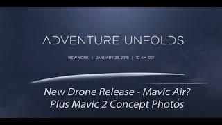 New DJI Drone Release - Mavic Air PLUS Mavic 2 Concept Photos