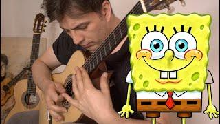 Bob Esponja Calça Quadrada no Violão Solo