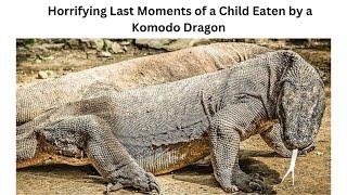 The Last Horrifying Moments of a Boy Bitten in Half by a Komodo Dragon  #komododragon #horrorstory