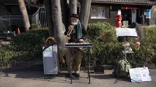 Street Musician in Tokyo - Ueno Park