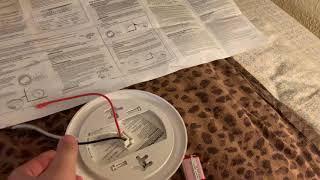 Plug wiring smoke detector