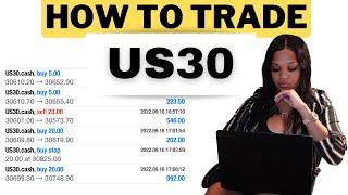 HOW TO TRADE US30 AT NY 9:30 NY OPEN & CLOSE | FOREX TRADING