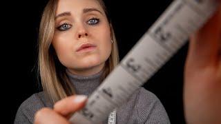 ASMR | Measuring YOUR face UP CLOSE and personal