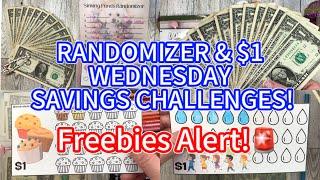 RANDOMIZER and $1 WEDNESDAY ‼️SAVINGS CHALLENGES link to @AmandasBudgets new freebies below!