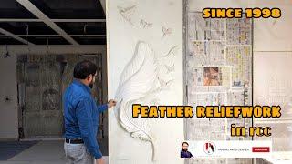 Feather reliefwork in rcc Pankajarts jaipur m:no 9351166294