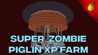 250,000 xp/h Zombie Piglin Farm