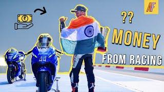 Earnings of a National Motorcycle Racer in India | Abhimanyu Gautam