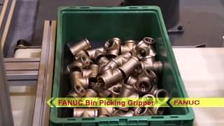 Захват роботом Fanuc деталей из неорганизованной тары с применением Fanuc 3D Area Sensor