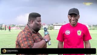 Interview with Kotoko Coach, Prosper Nartey Ogum, post-meeting with Asantehene.