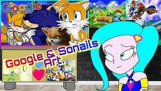 Google and Sonails Art. Madison Reacts to Tails Googles Himself