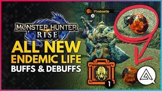 Monster Hunter Rise | All New Endemic Life Buffs & Debuffs + How to Apply Blights to Monsters