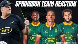 SPRINGBOK TEAM VS ARGENTINA REACTION SHOW | Rugby News Live Stream