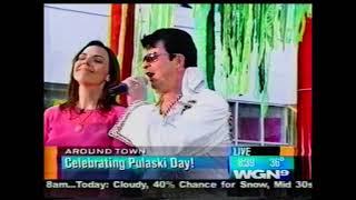 Chi Town Dixie Stompers (Ken Wojcik Polish Trio) - Pulaski Day 2006 at Navy Pier (WGN News)